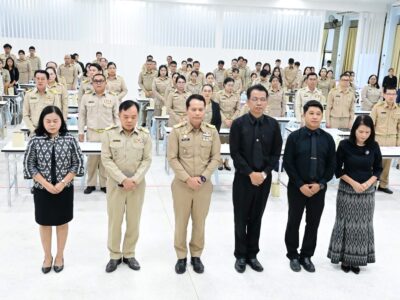 สำนักตรวจเงินแผ่นดินจังหวัดร้อยเอ็ด เป็นวิทยากรบรรยาย