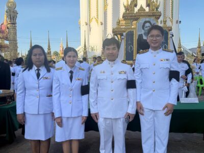 สำนักตรวจเงินแผ่นดินจังหวัดร้อยเอ็ด เข้าร่วมพิธีทำบุญตักบาตรและถวายพระพร เนื่องในวันคล้ายวันประสูติสมเด็จพระเจ้าลูกเธอ เจ้าฟ้าพัชรกิติยาภา นเรนทิราเทพยวดี กรมหลวงราชสาริณีสิริพัชร มหาวัชรราชธิดา