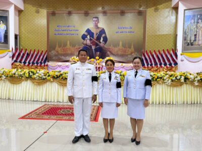 สำนักตรวจเงินแผ่นดินจังหวัดร้อยเอ็ด เข้าร่วมพิธีวางพวงมาลา เนื่องในวันคล้ายวันสวรรคต สมเด็จพระนเรศวรมหาราช ประจำปี 2569