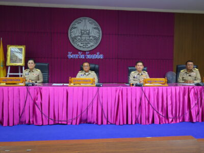 การประชุมหัวหน้าส่วนราชการและนายอำเภอ ประจำเดือนมิถุนายน 2569 ครั้งที่ 6/2569