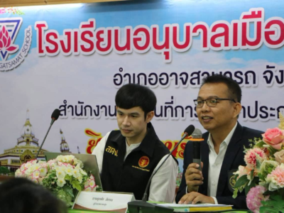 สำนักตรวจเงินแผ่นดินจังหวัดร้อยเอ็ด เป็นวิทยากรบรรยายโครงการอบรมเชิงปฏิบัติการเพื่อเพิ่มประสิทธิภาพการปฏิบัติงานด้านการเงินและพัสดุของสถานศึกษา